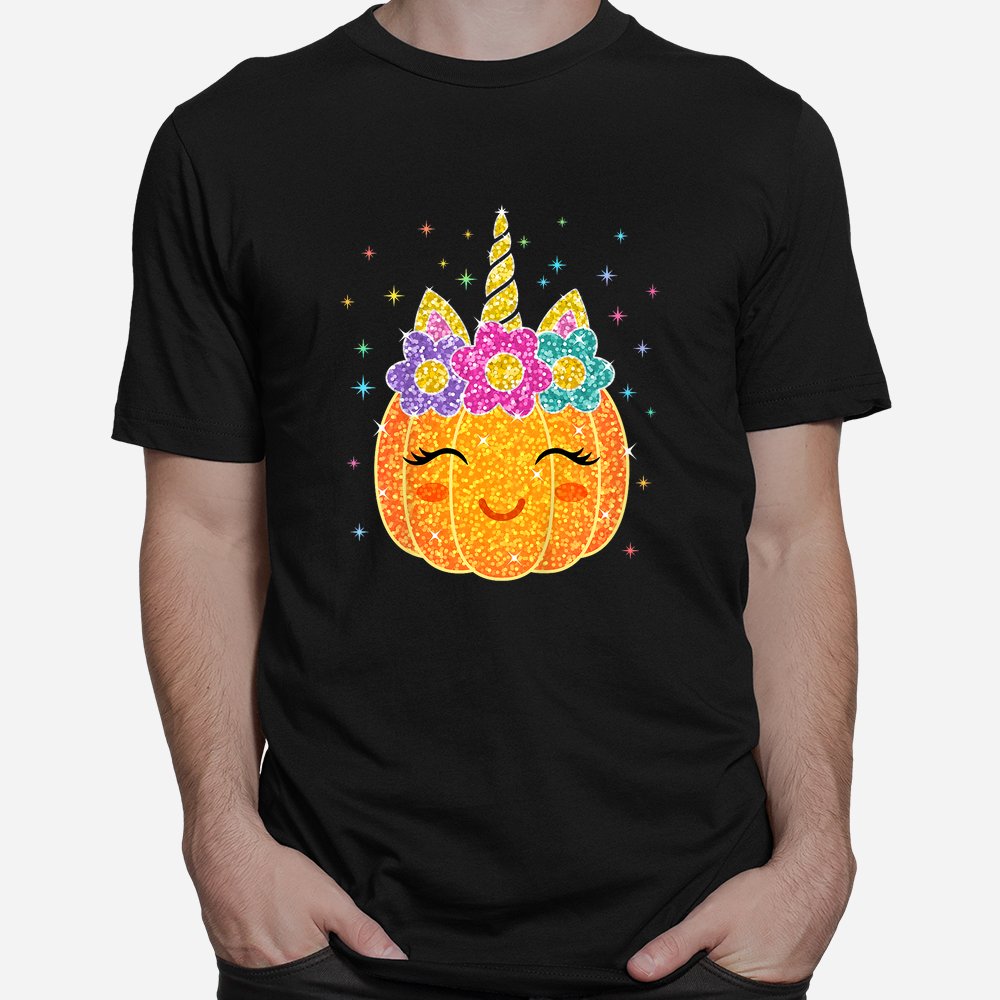 Cute Unicorn Pumpkin Halloween Thanksgiving Shirt Cute Unicorn Pumpkin Halloween Thanksgiving Shirt