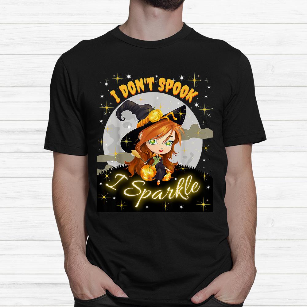 Cute Witch Halloween Shirt Dont Spook I Sparkle Shirt Cute Witch Halloween Shirt Dont Spook I Sparkle Shirt