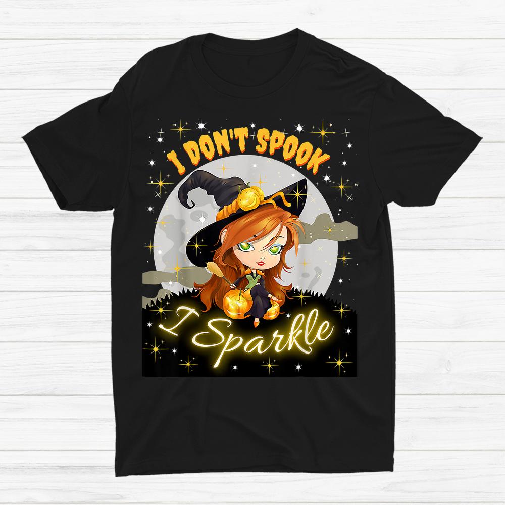 Cute Witch Halloween Shirt Dont Spook I Sparkle Shirt Cute Witch Halloween Shirt Dont Spook I Sparkle Shirt