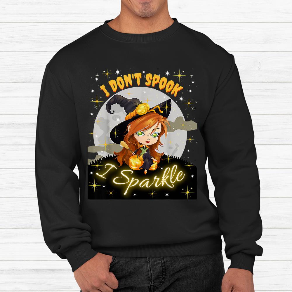 Cute Witch Halloween Shirt Dont Spook I Sparkle Shirt Cute Witch Halloween Shirt Dont Spook I Sparkle Shirt