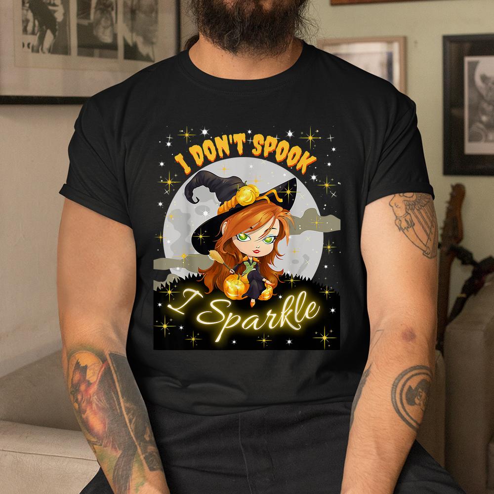 Cute Witch Halloween Shirt Dont Spook I Sparkle Shirt Cute Witch Halloween Shirt Dont Spook I Sparkle Shirt