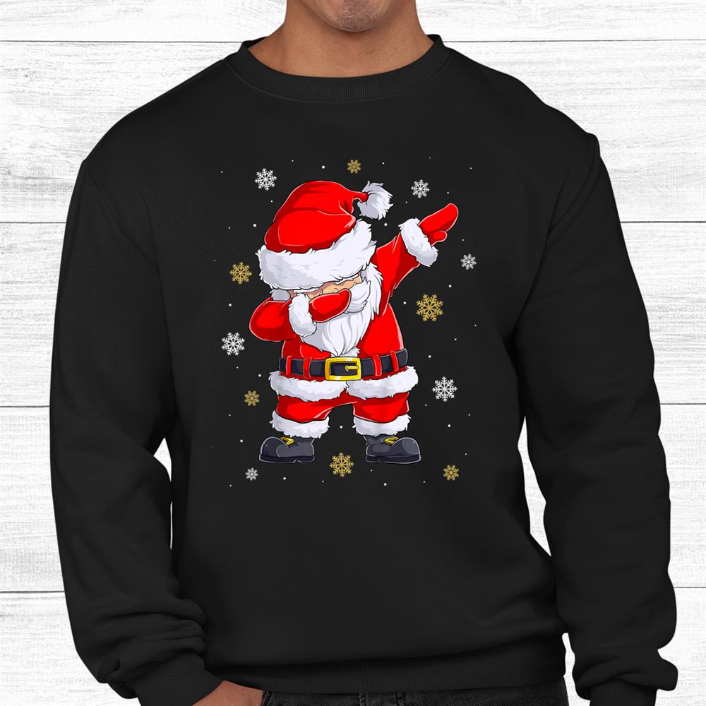 Dabbing Santa Claus Funny Christmas Dab Shirt Dabbing Santa Claus Funny Christmas Dab Shirt