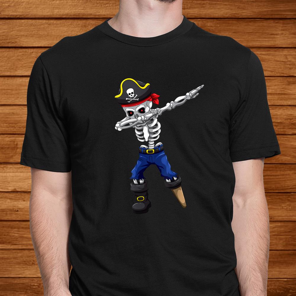 Dabbing Skeleton Pirate Jolly Roger Halloween Pirate Night Shirt Dabbing Skeleton Pirate Jolly Roger Halloween Pirate Night Shirt