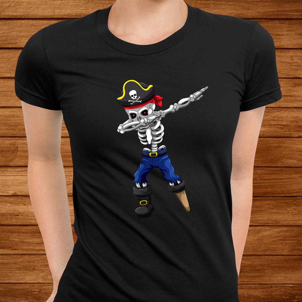 Dabbing Skeleton Pirate Jolly Roger Halloween Pirate Night Shirt Dabbing Skeleton Pirate Jolly Roger Halloween Pirate Night Shirt