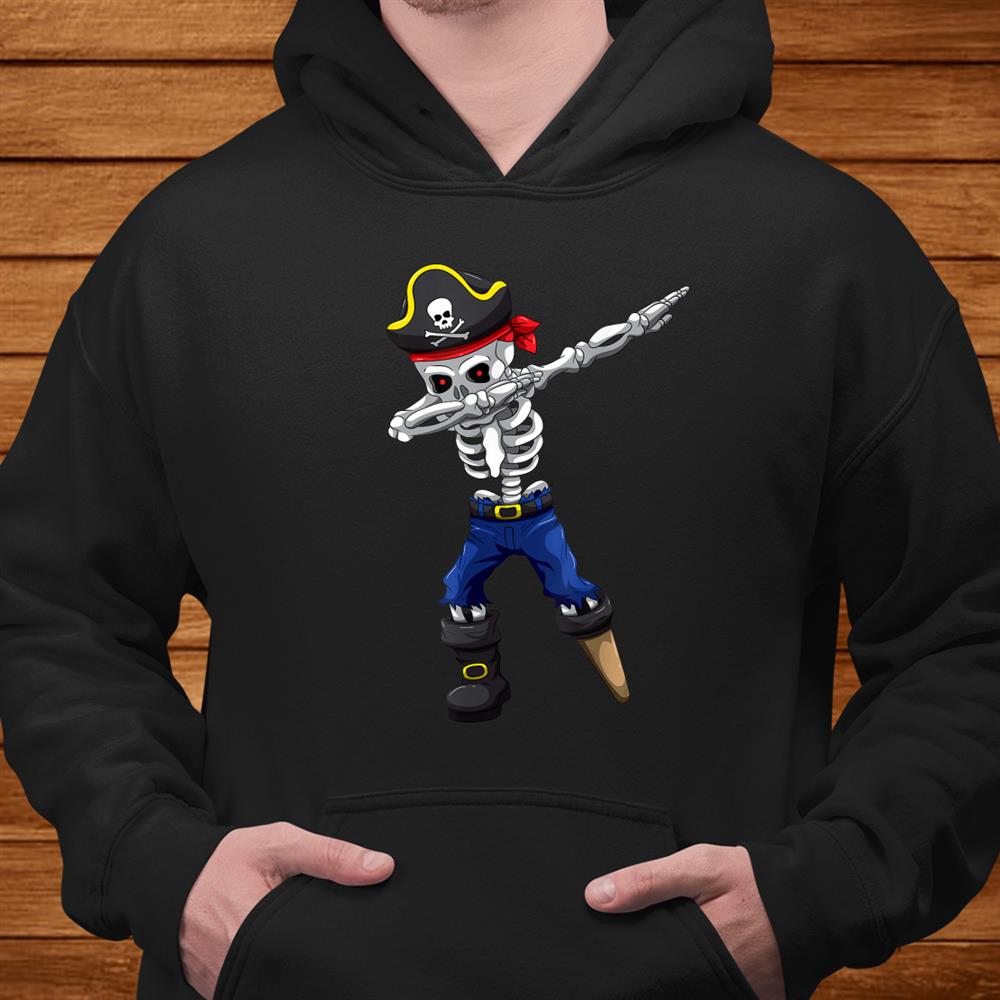 Dabbing Skeleton Pirate Jolly Roger Halloween Pirate Night Shirt Dabbing Skeleton Pirate Jolly Roger Halloween Pirate Night Shirt