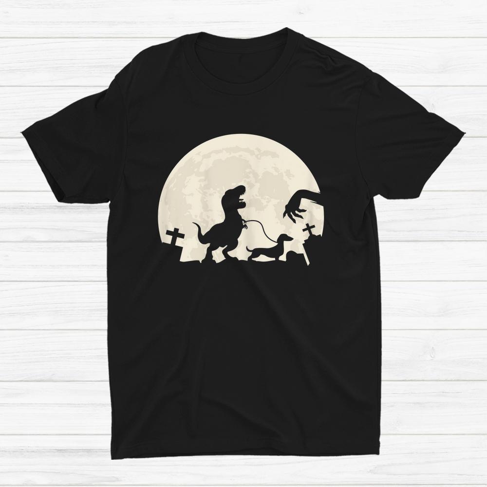 Dachshund Weenie Wiener Dinosaur Halloween Shirt Dachshund Weenie Wiener Dinosaur Halloween Shirt