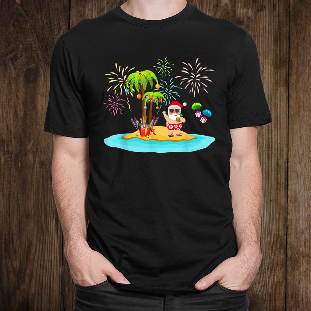 Decorated Christmas Palm Tree Tropical Xmas Coconut Lights Shirt Decorated Christmas Palm Tree Tropical Xmas Coconut Lights Shirt