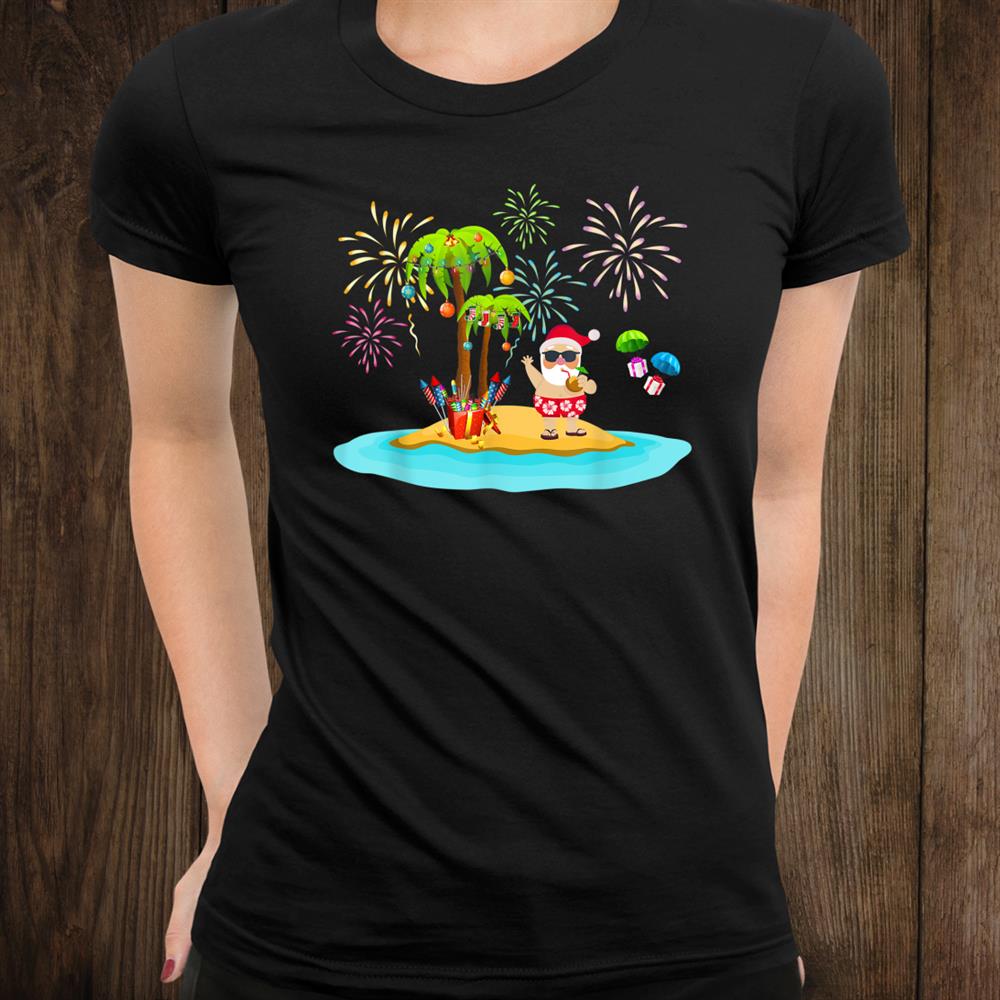 Decorated Christmas Palm Tree Tropical Xmas Coconut Lights Shirt Decorated Christmas Palm Tree Tropical Xmas Coconut Lights Shirt