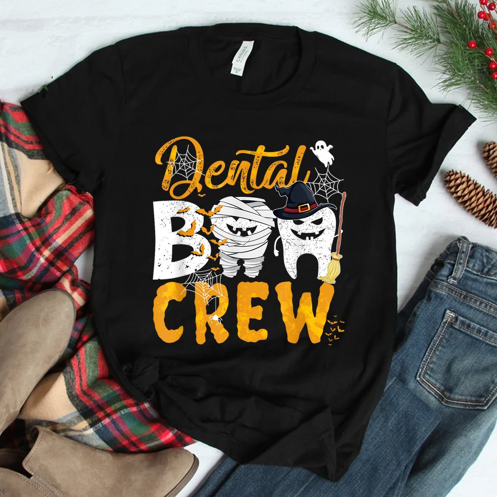 Dental Boo Crew Funny Dentist Assistant Halloween Shirt Dental Boo Crew Funny Dentist Assistant Halloween Shirt