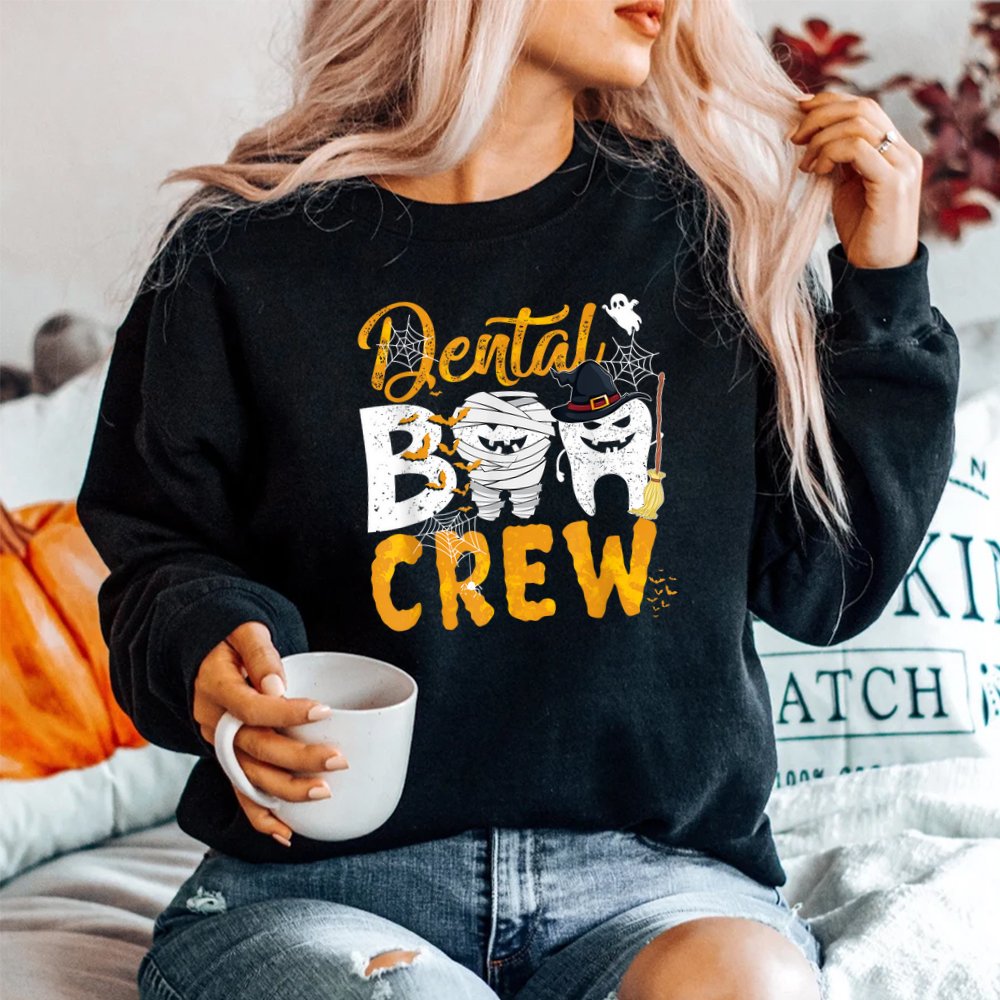 Dental Boo Crew Funny Dentist Assistant Halloween Shirt Dental Boo Crew Funny Dentist Assistant Halloween Shirt