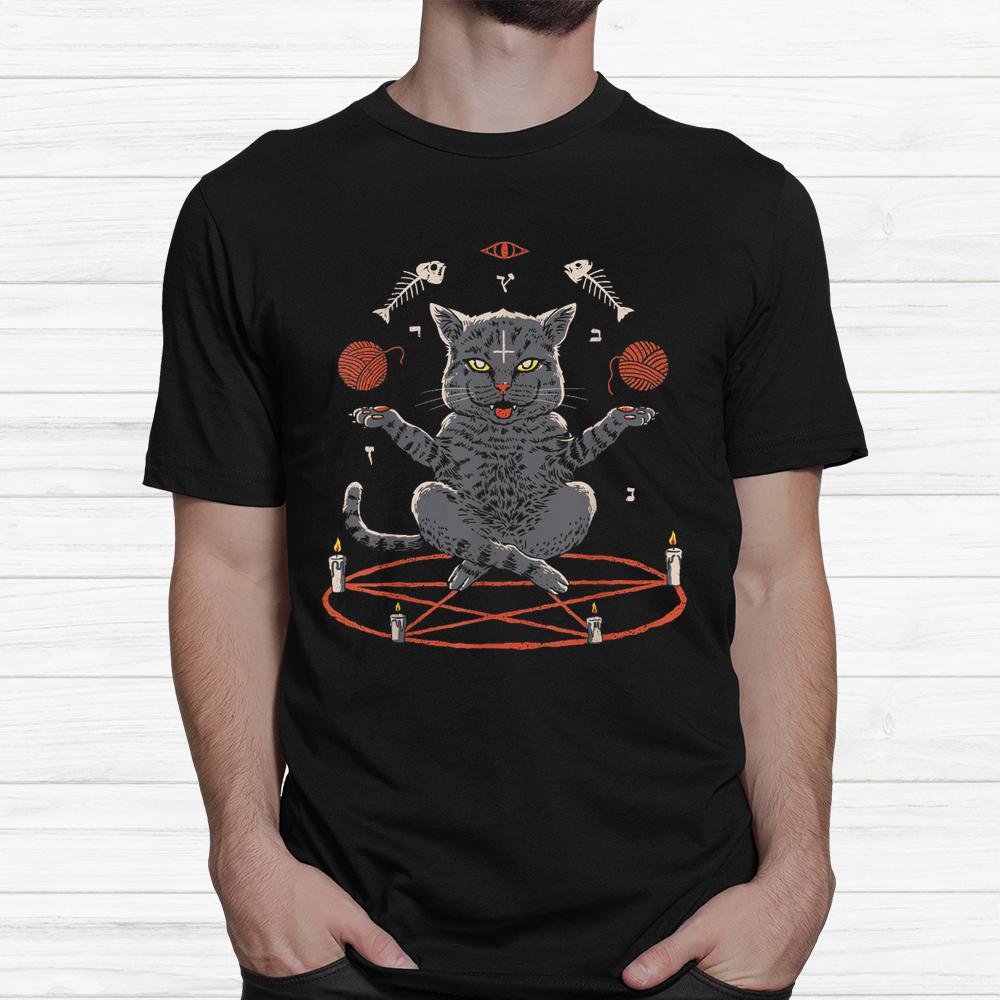 Devious Cat Devil Satan Halloween Shirt Devious Cat Devil Satan Halloween Shirt