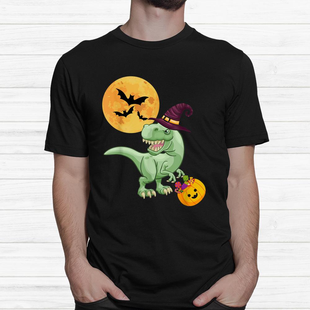 Dinosaur T-rex Scary Pumpkin Moon Halloween Shirt Dinosaur T-rex Scary Pumpkin Moon Halloween Shirt
