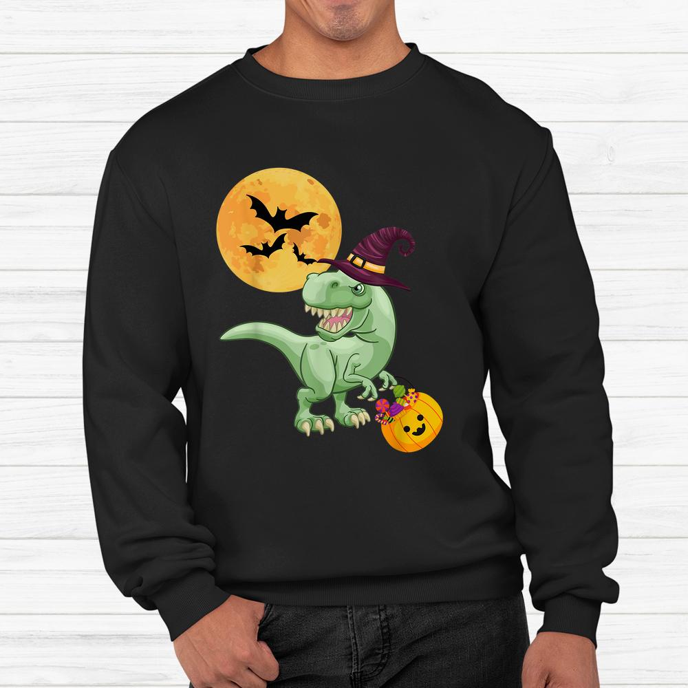 Dinosaur T-rex Scary Pumpkin Moon Halloween Shirt Dinosaur T-rex Scary Pumpkin Moon Halloween Shirt