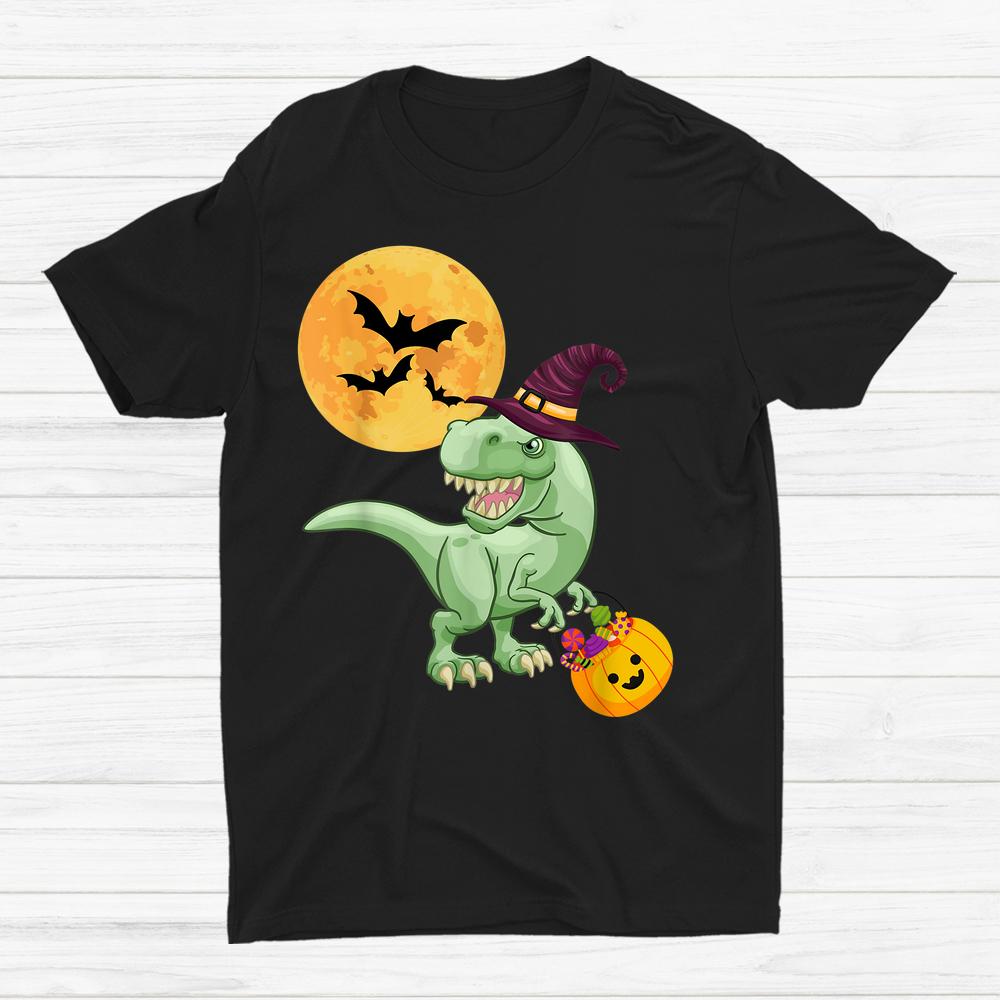 Dinosaur T-rex Scary Pumpkin Moon Halloween Shirt Dinosaur T-rex Scary Pumpkin Moon Halloween Shirt
