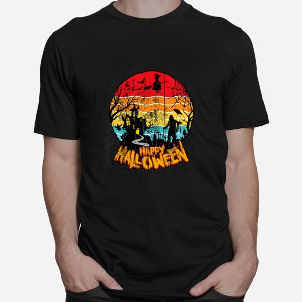 Distressed Retro Vintage Halloween Shirt 6 Distressed Retro Vintage Halloween Shirt