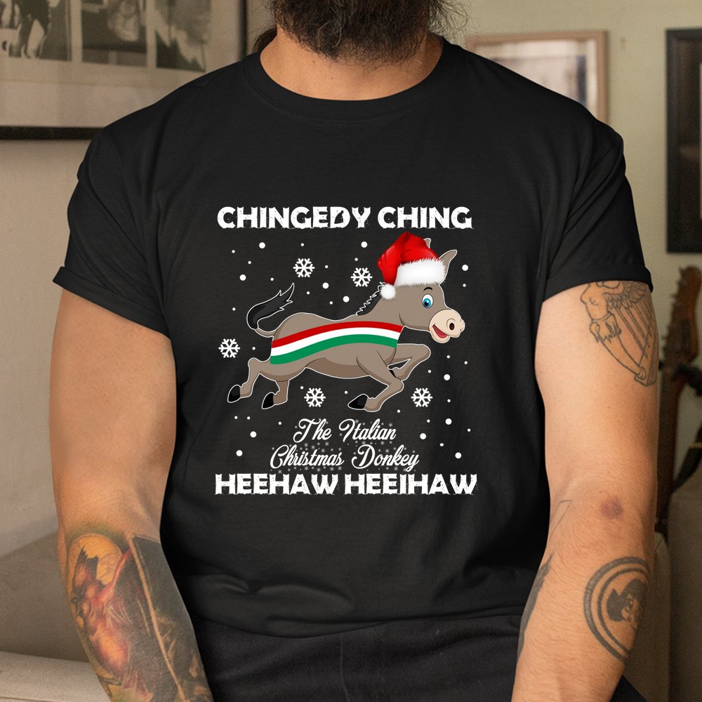 Dominick The Christmas Donkey-Italian Donkey Christmas Shirt Dominick The Christmas Donkey-Italian Donkey Christmas Shirt