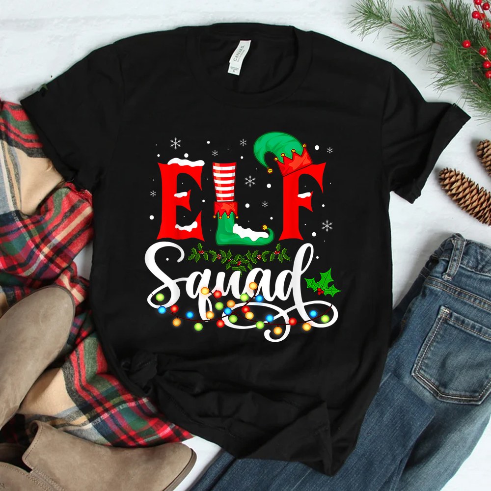 Elf Squad Christmas Matching Family Shirt Elf Squad Christmas Matching Family Shirt