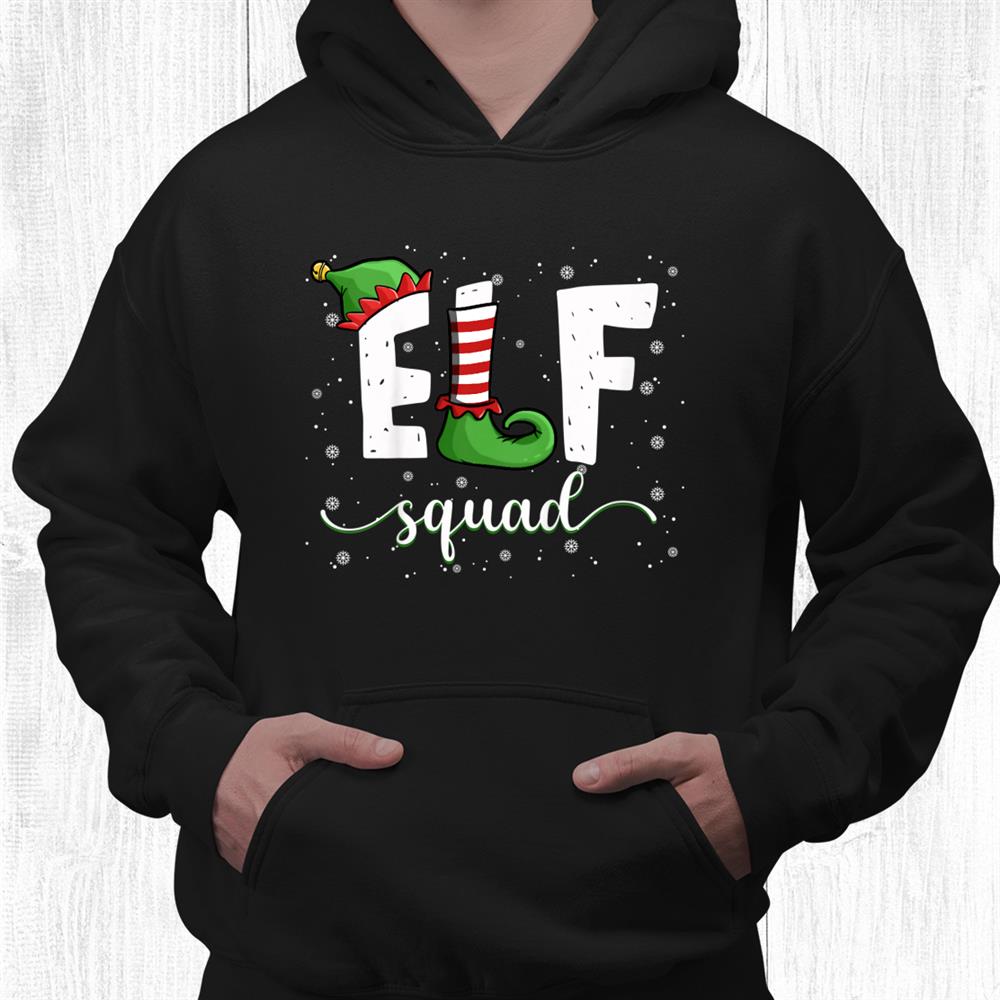 Elf Squad Christmasfunny Xmas Elf Shirt Elf Squad Christmasfunny Xmas Elf Shirt
