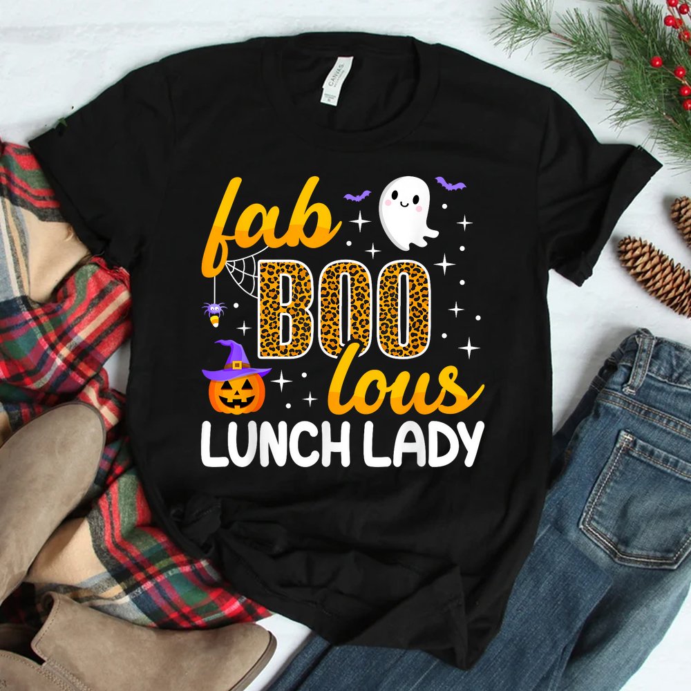 Faboolous Lunch Lady Halloween Shirt Faboolous Lunch Lady Halloween Shirt