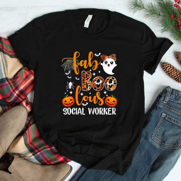 Faboolous Social Worker Funny Social Worker Halloween Shirt