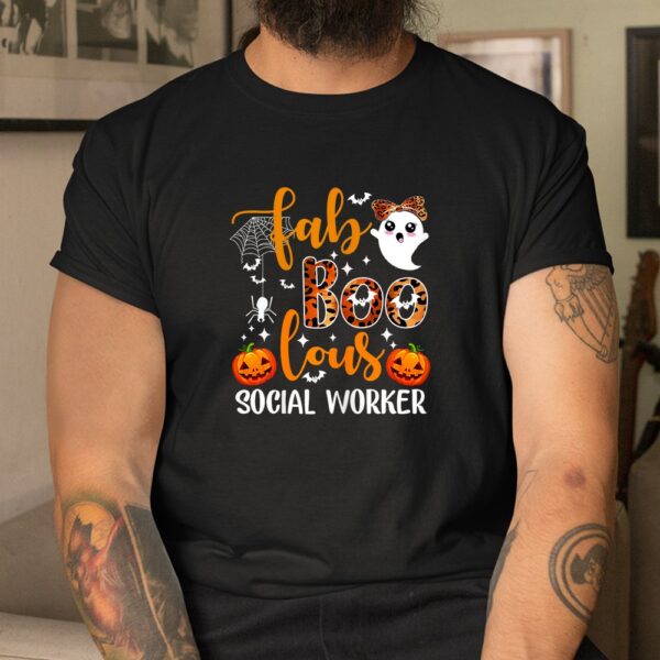 Faboolous Social Worker Funny Social Worker Halloween Shirt