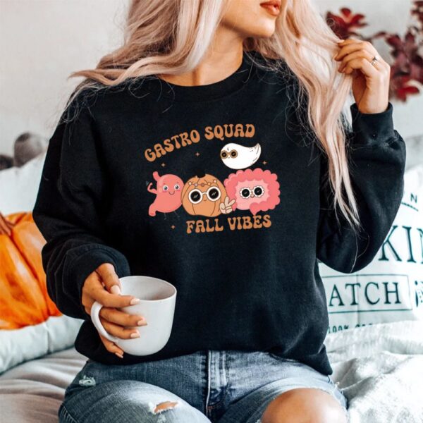Fall Vibes Gastro Squad Ghost Halloween Spooky Endoscopy Shirt 8 Fall Vibes Gastro Squad Ghost Halloween Spooky Endoscopy Shirt