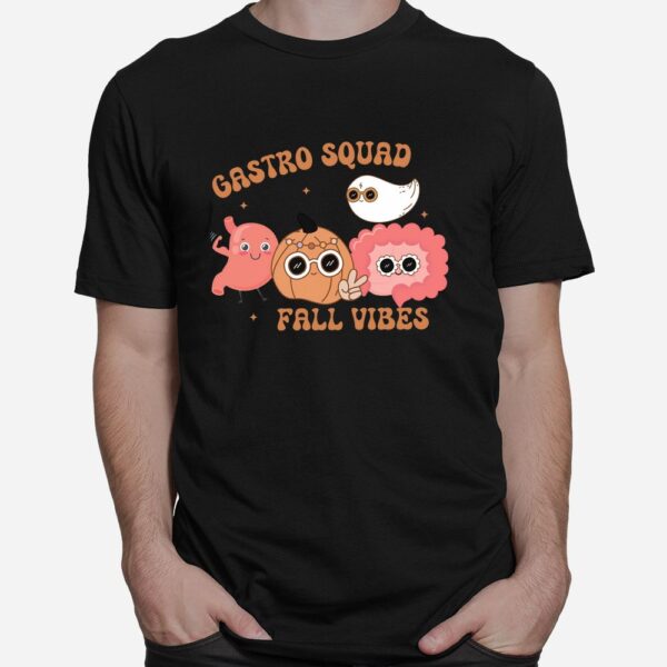 Fall Vibes Gastro Squad Ghost Halloween Spooky Endoscopy Shirt 9 Fall Vibes Gastro Squad Ghost Halloween Spooky Endoscopy Shirt