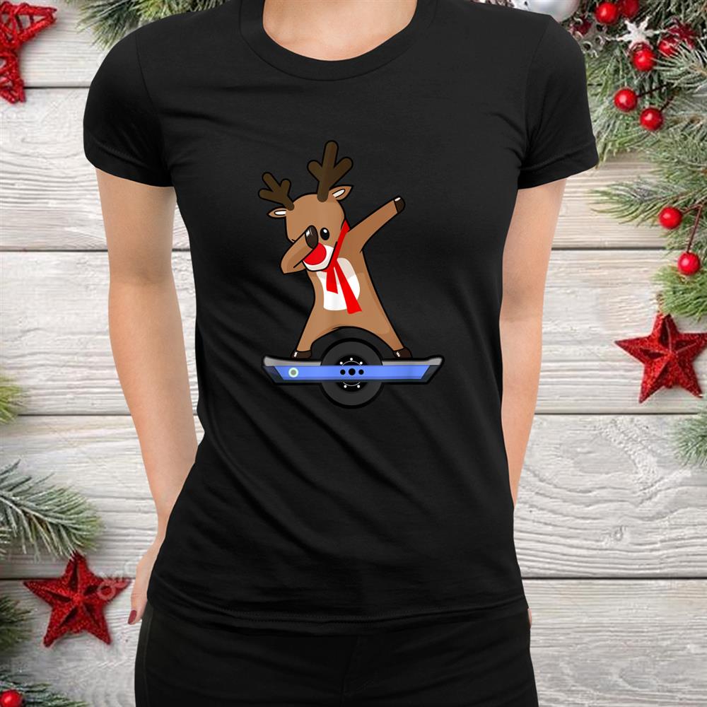 Floating One Wheel Electric Skateboard Owner Christmas Shirt Floating One Wheel Electric Skateboard Owner Christmas Shirt