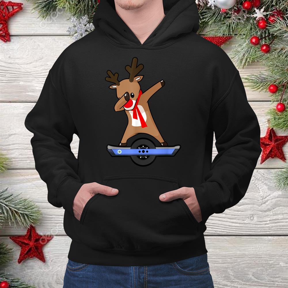 Floating One Wheel Electric Skateboard Owner Christmas Shirt Floating One Wheel Electric Skateboard Owner Christmas Shirt
