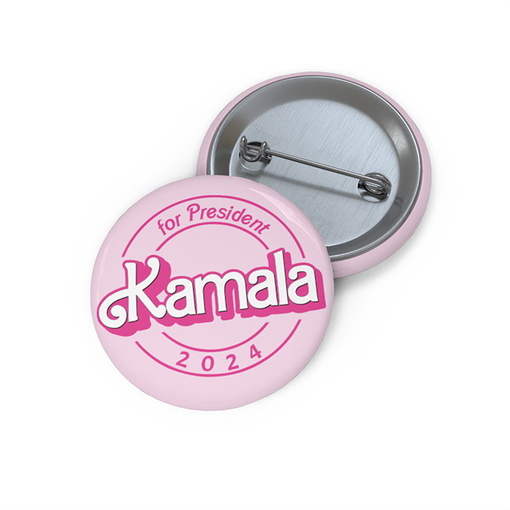 For President Kamala Harris 2024 Custom Pin Button For President Kamala Harris 2024 Custom Pin Button