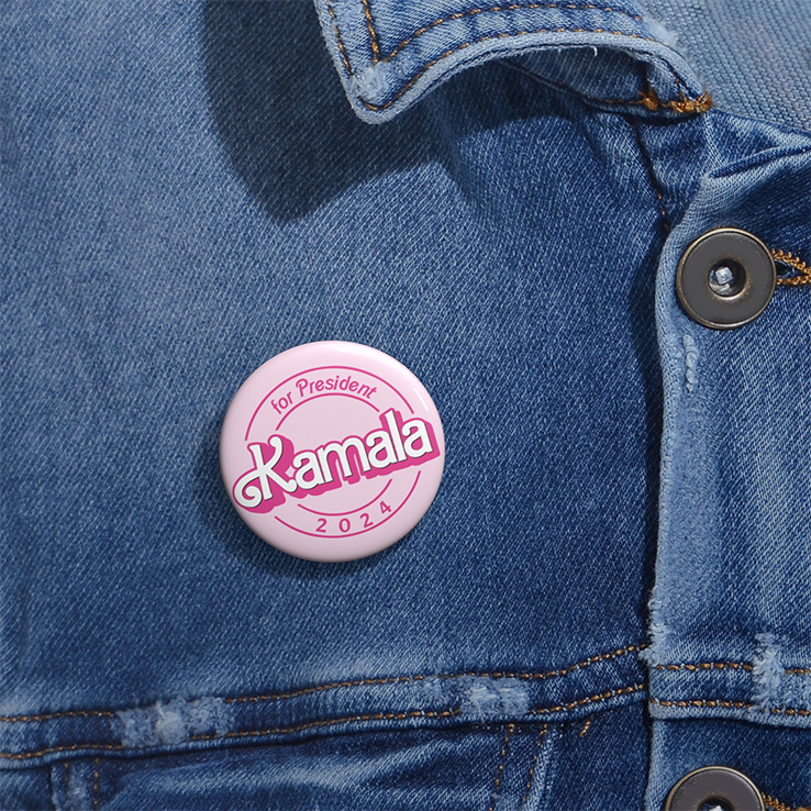 For President Kamala Harris 2024 Custom Pin Button For President Kamala Harris 2024 Custom Pin Button