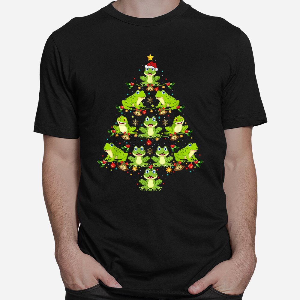 Frog Christmas Tree Shirt Funny Christmas Frog Shirt Frog Christmas Tree Shirt Funny Christmas Frog Shirt