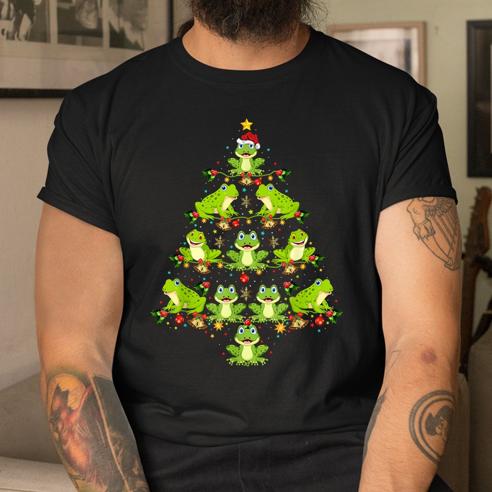 Frog Christmas Tree Shirt Funny Christmas Frog Shirt Frog Christmas Tree Shirt Funny Christmas Frog Shirt