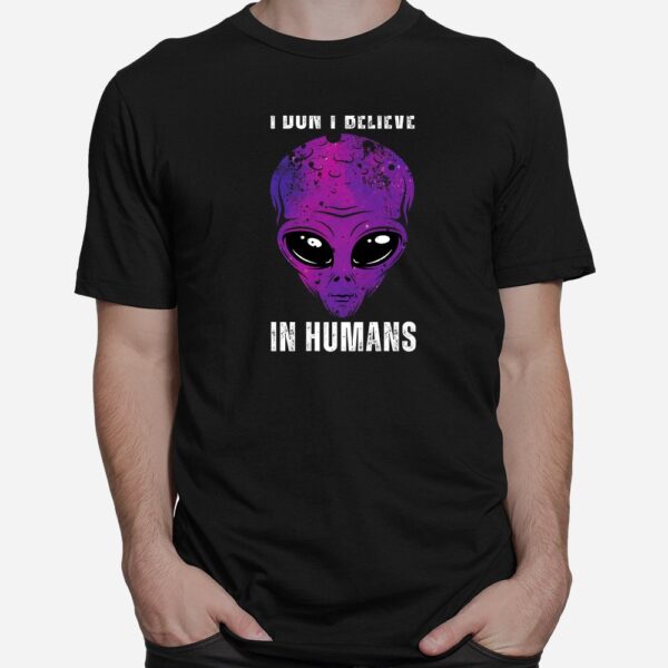Funny Alien Face Halloween Shirt