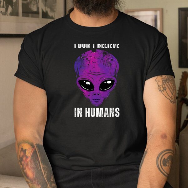 Funny Alien Face Halloween Shirt