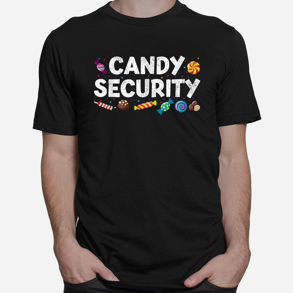 Funny Candy Security Halloween Party Shirt 10 funny candy security halloween party shirt 1 1