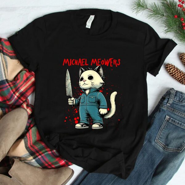 Funny Cat Horror Movies Cute Halloween Shirt 7 funny cat horror movies cute halloween shirt 2