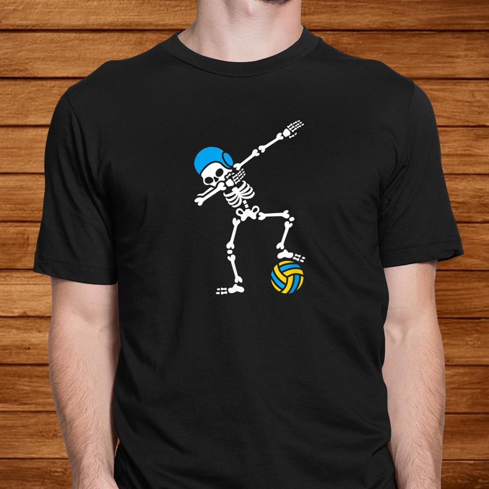 Funny Dab Dabbing Skeleton Water Polo Halloween Swim Shirt Funny Dab Dabbing Skeleton Water Polo Halloween Swim Shirt