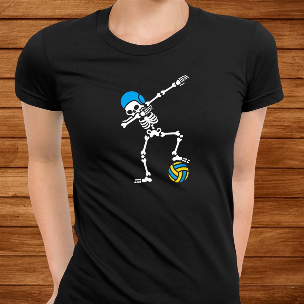 Funny Dab Dabbing Skeleton Water Polo Halloween Swim Shirt Funny Dab Dabbing Skeleton Water Polo Halloween Swim Shirt