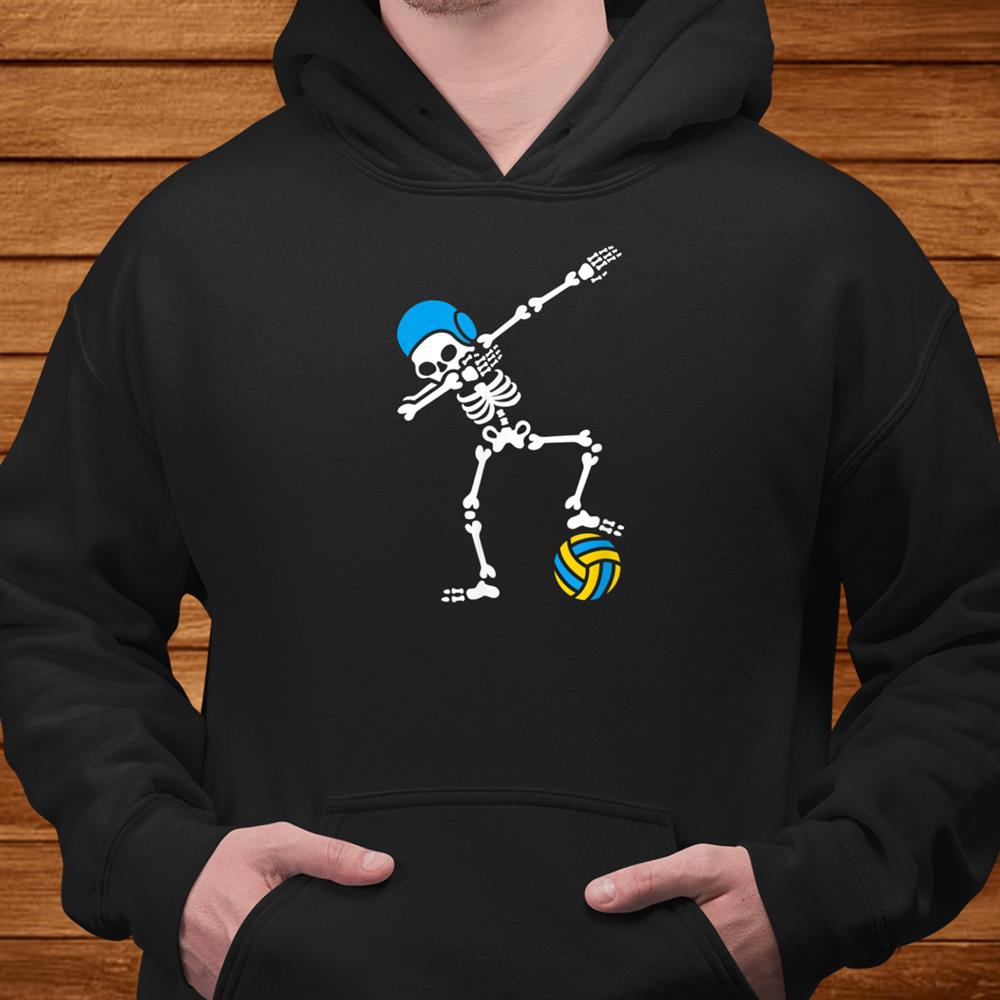 Funny Dab Dabbing Skeleton Water Polo Halloween Swim Shirt Funny Dab Dabbing Skeleton Water Polo Halloween Swim Shirt