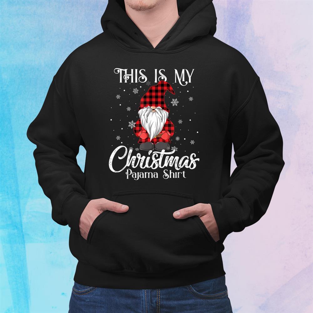 Funny Gnome Christmas Buffalo Plaid Pajama Matching Shirt Funny Gnome Christmas Buffalo Plaid Pajama Matching Shirt