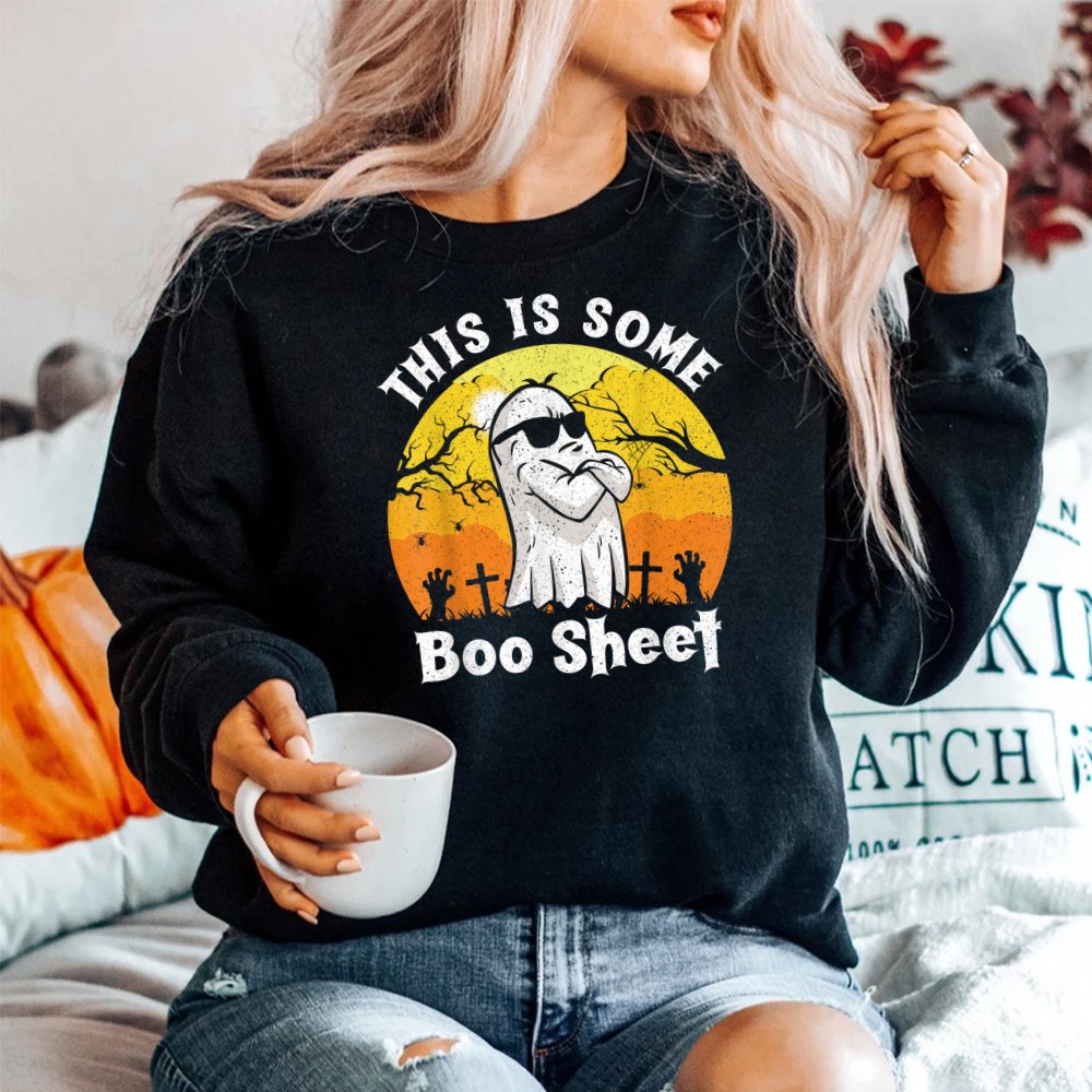 Funny Halloween Boo Ghost This Is Some Boo Sheet Shirt Funny Halloween Boo Ghost This Is Some Boo Sheet Shirt