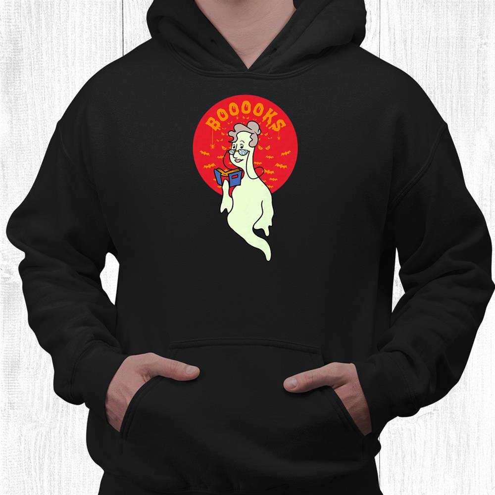 Funny Halloween Booooks Ghost Book Lover Librarian Reading Shirt Funny Halloween Booooks Ghost Book Lover Librarian Reading Shirt