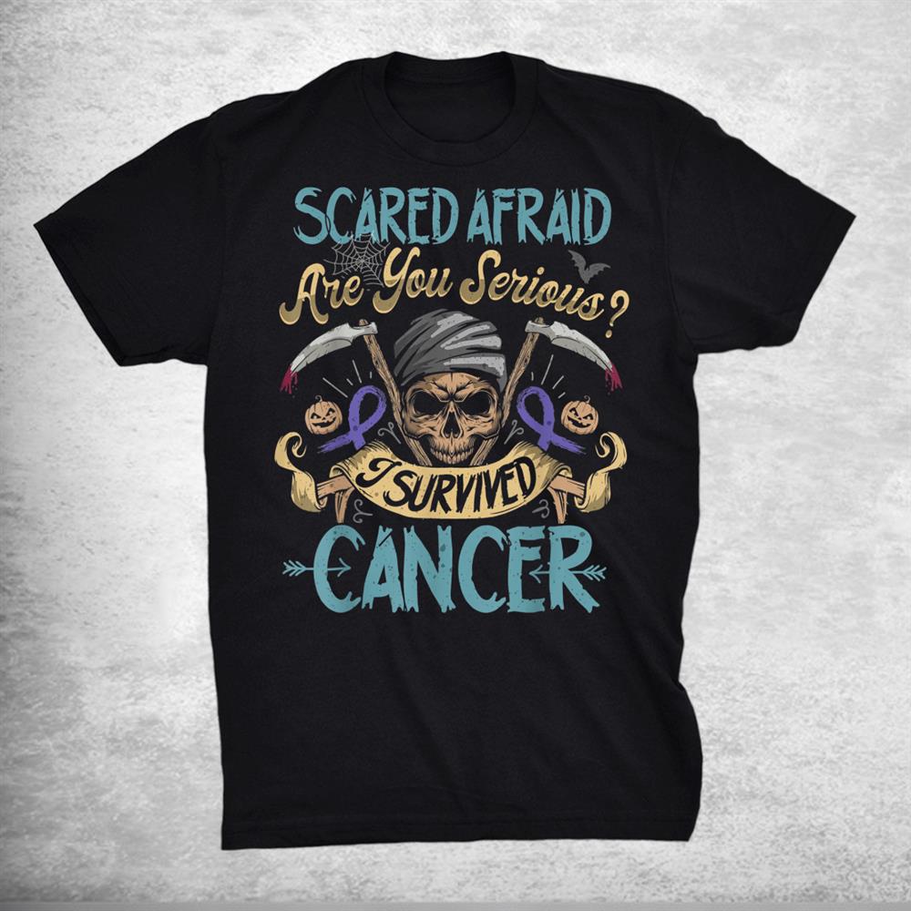 Funny Halloween Cancer Prostate Breast Survivor Awareness Shirt Funny Halloween Cancer Prostate Breast Survivor Awareness Shirt