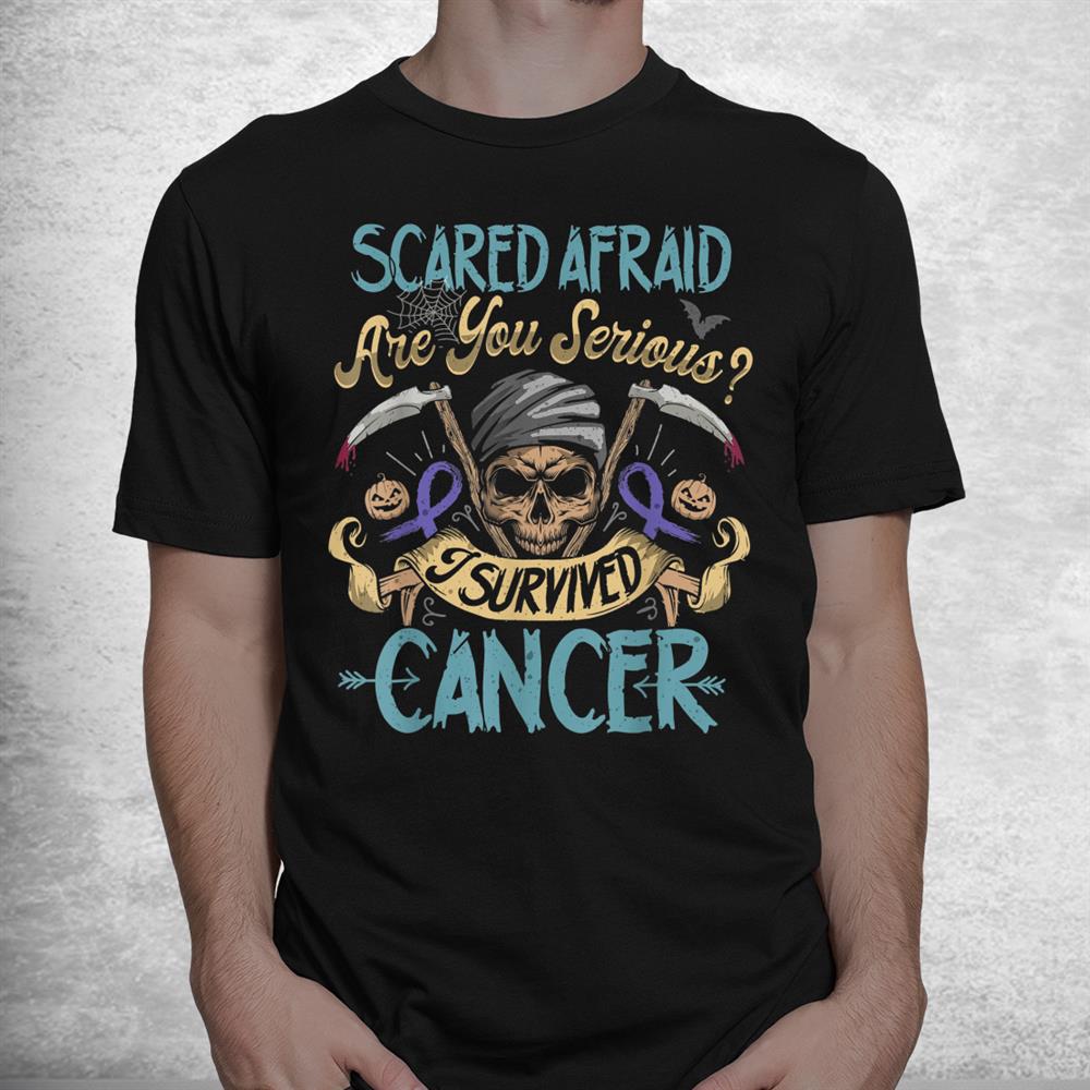 Funny Halloween Cancer Prostate Breast Survivor Awareness Shirt Funny Halloween Cancer Prostate Breast Survivor Awareness Shirt