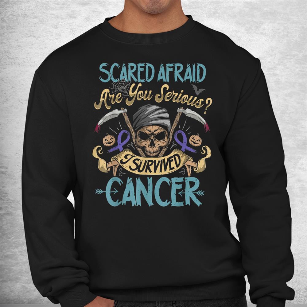 Funny Halloween Cancer Prostate Breast Survivor Awareness Shirt Funny Halloween Cancer Prostate Breast Survivor Awareness Shirt