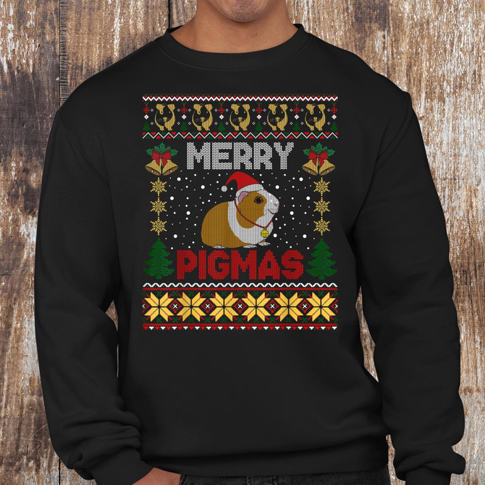 Funny Pigmas Guinea Pig Ugly Christmas Sweaters Shirt Funny Pigmas Guinea Pig Ugly Christmas Sweaters Shirt