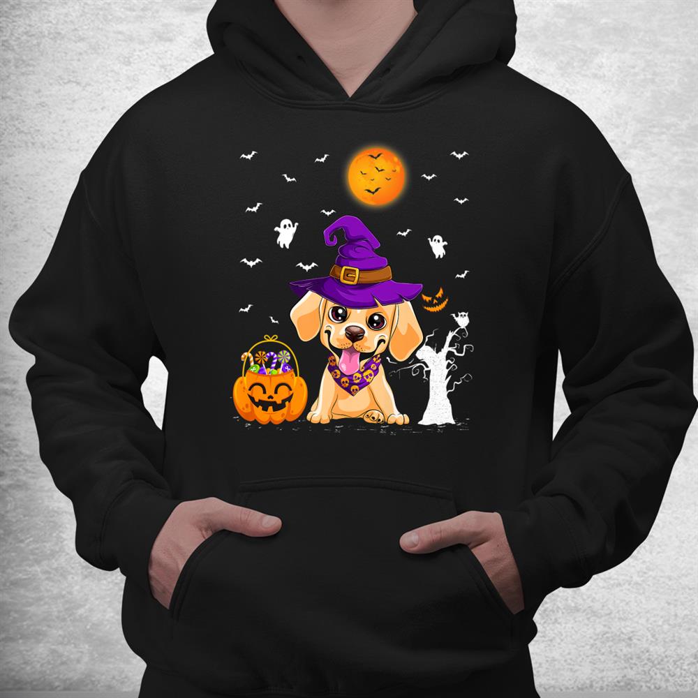 Funny Pumpkin Witch Hat Labrador Retriever Dog Halloween Shirt Funny Pumpkin Witch Hat Labrador Retriever Dog Halloween Shirt