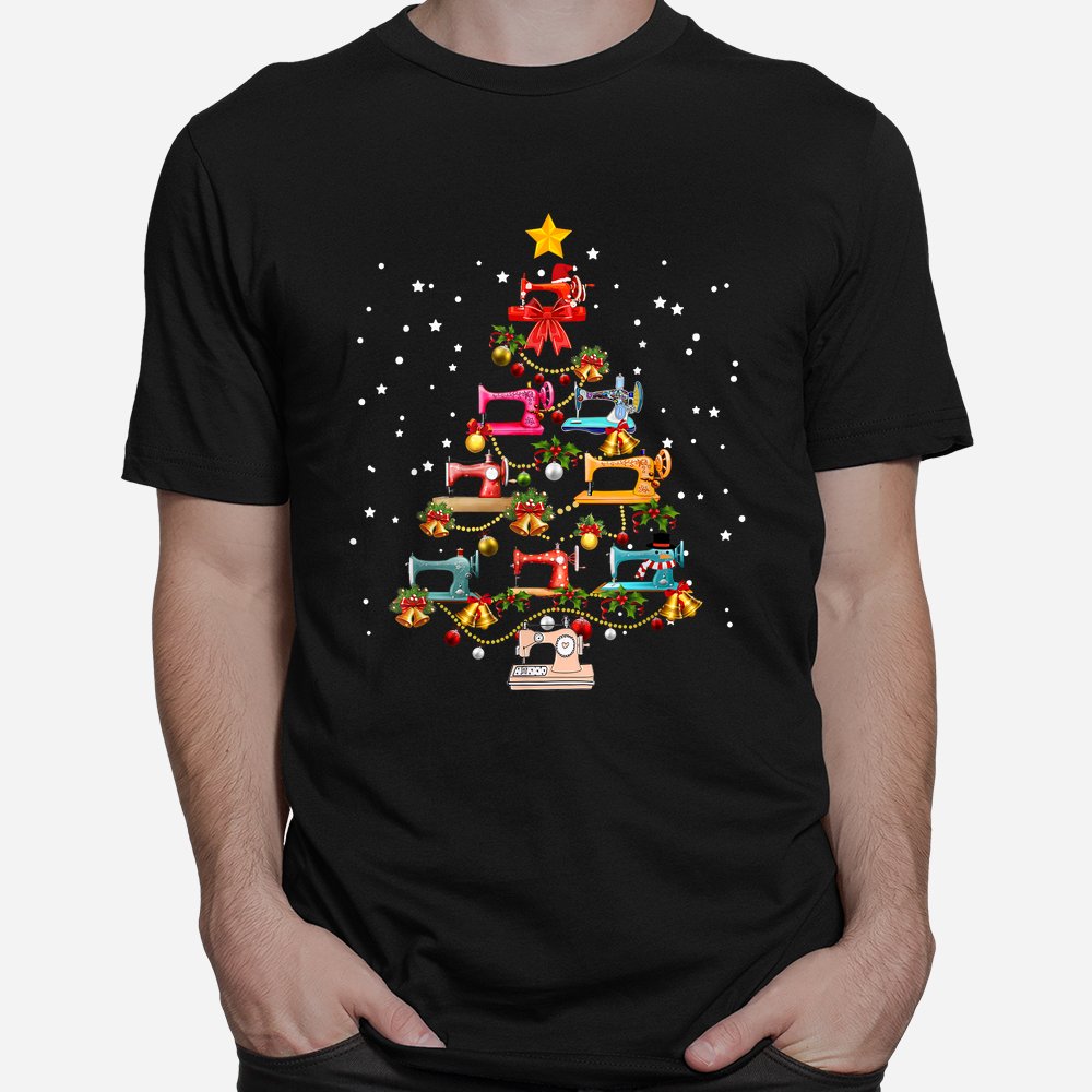 Funny Sewing Machine Christmas Tree Christmas Ornament Shirt Funny Sewing Machine Christmas Tree Christmas Ornament Shirt