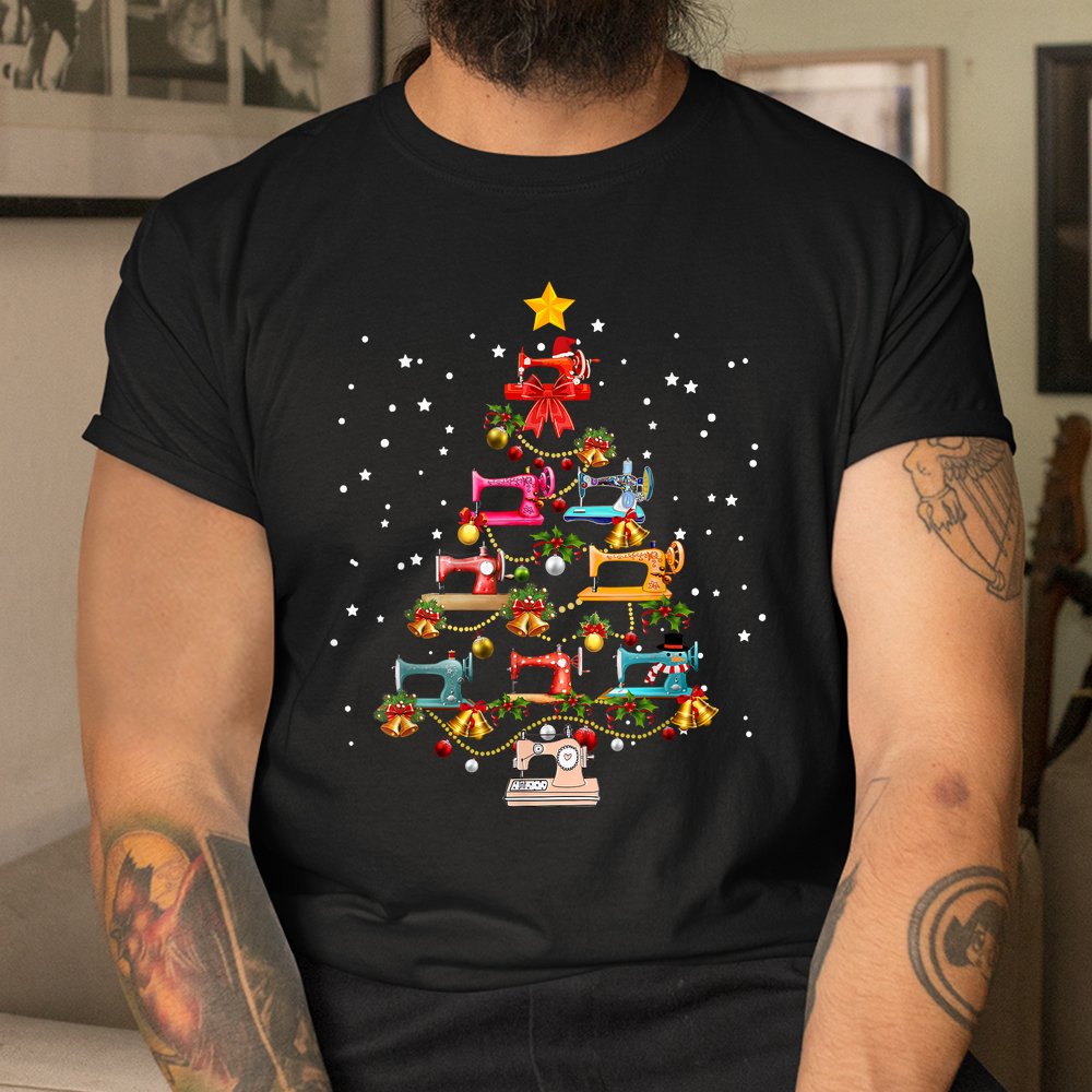 Funny Sewing Machine Christmas Tree Christmas Ornament Shirt Funny Sewing Machine Christmas Tree Christmas Ornament Shirt